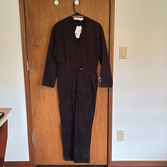 Iro Valencia Jumpsuit, Black Size 36 (Size 4) NWT - Picture 4 of 13